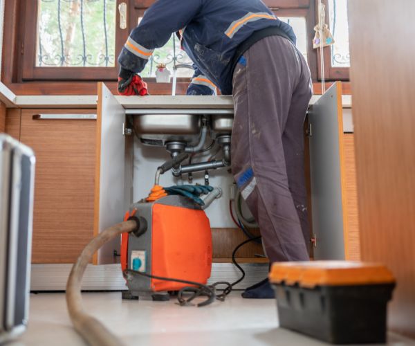 Прочистка канализации гидродинамическим способом — сантехник Алматы на объекте